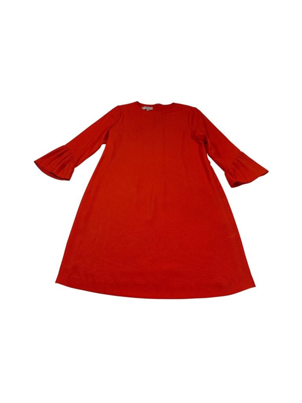 Hobbs London dark orange Bell Sleeve Shift Dress UK 10 US 6 Flattering (AA898)